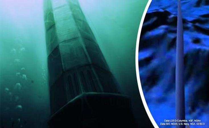 Giant Underwater Obelisks Or Towers Discovered At The Exact Opposite Side From The Great Pyramid 8371575
