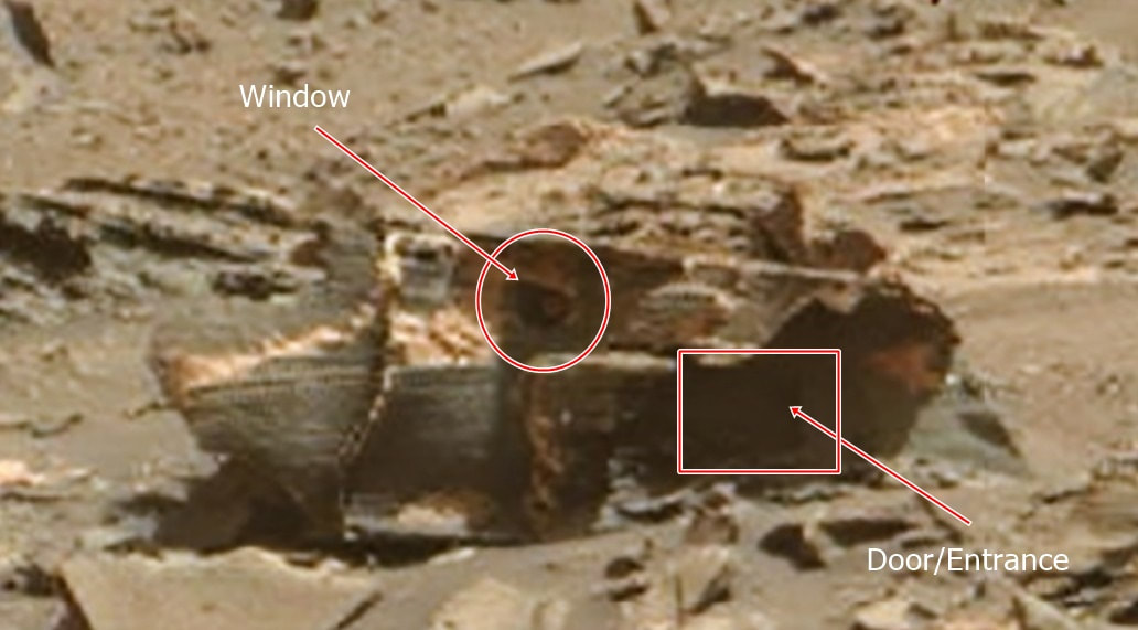 The Rover Curiosity sent an image where you clearly see a Shelter  000000000000000000000000000000000000_2_orig