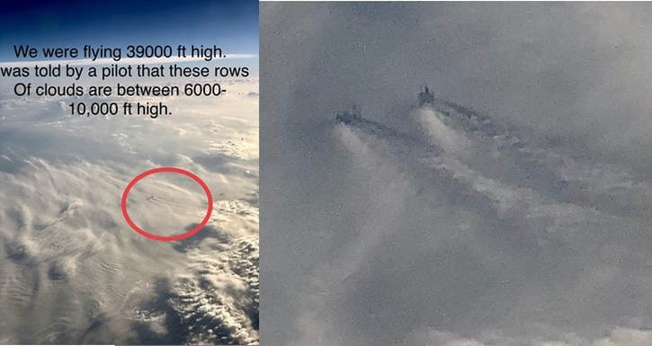 Airplane passenger photographs Huge Structure on the clouds at 10,000 feet High 000000000000_4