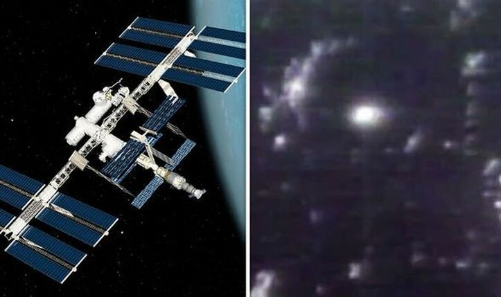 NASA ISS SHOCK: How strange ‘illuminating' object left Mission Control BAFFLED The-strange-anomaly-and-the-iss-1097426